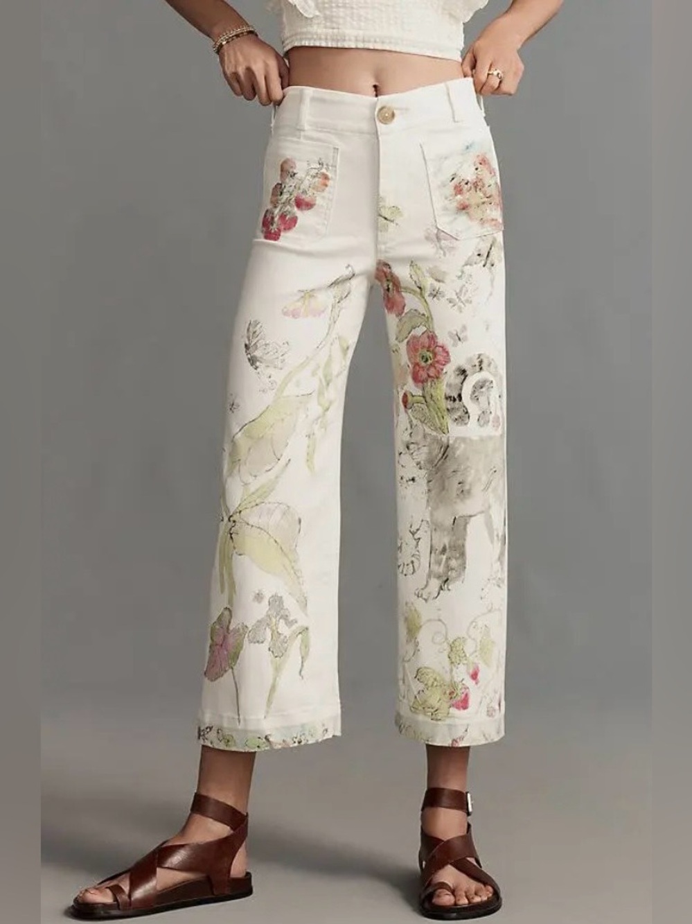 Anthropologie (Maeve) x Swan Gossip Colette Crop Jeans (Petite)